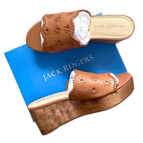 NWT Jack Rogers Rory wedges